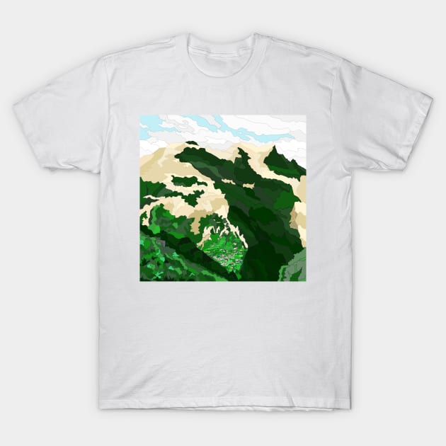 Valley of the Nuns, Madeira T-Shirt by JennyCathcart